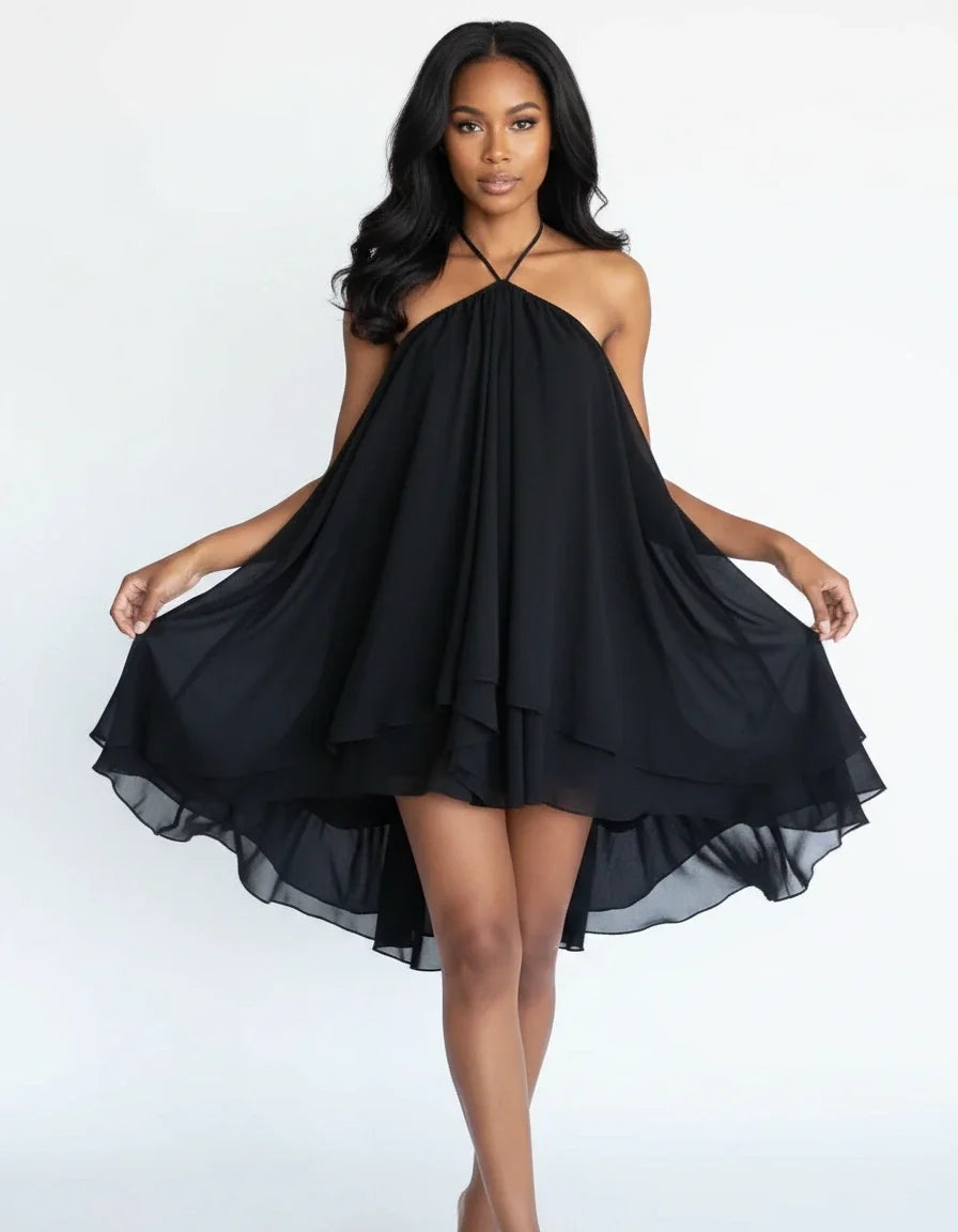 Alizée — The Airy Ruffle Mini Dress