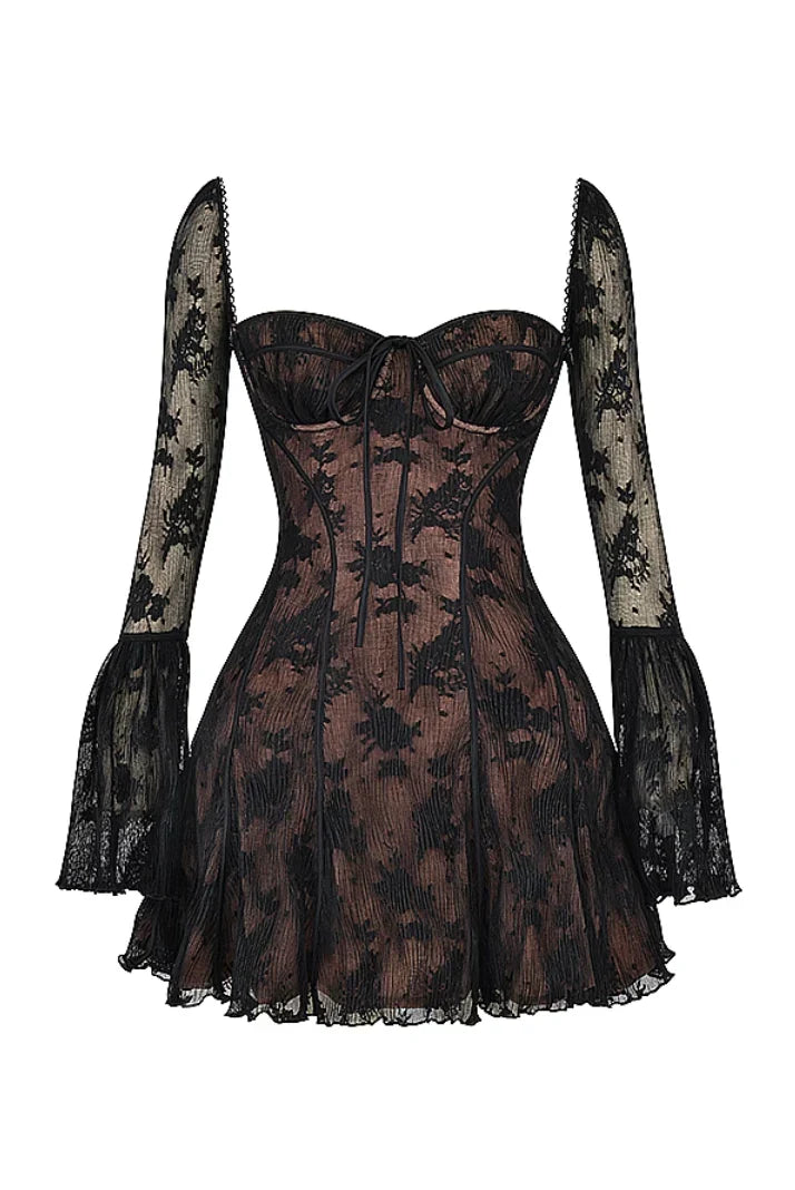Amaya – The Romantic Lace Illusion Dress
