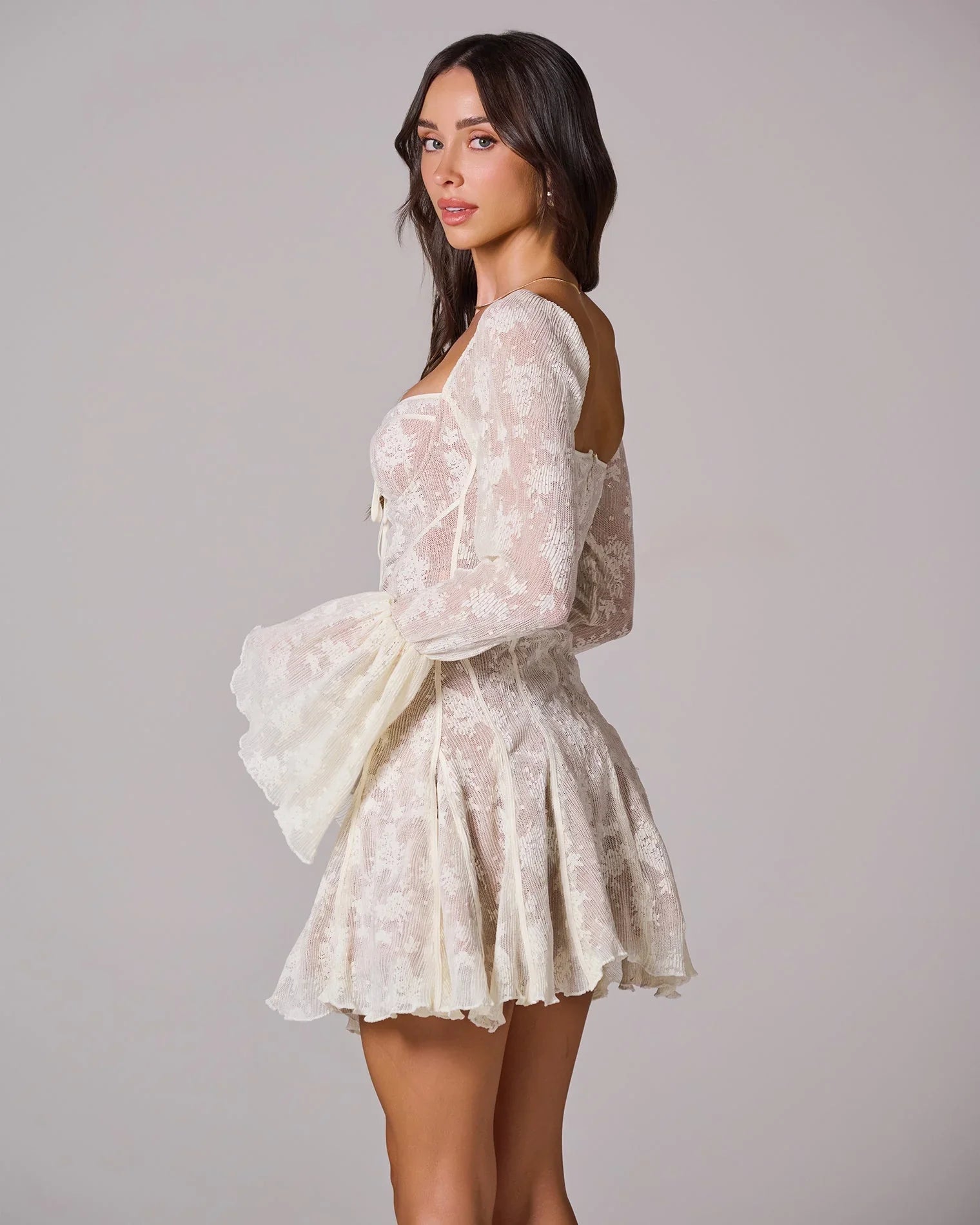 Amaya – The Romantic Lace Illusion Dress