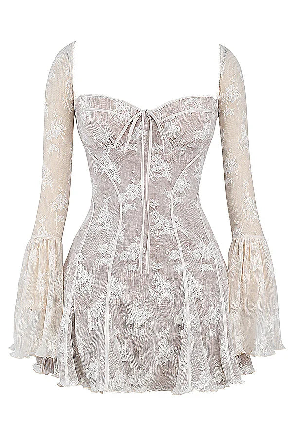 Amaya – The Romantic Lace Illusion Dress