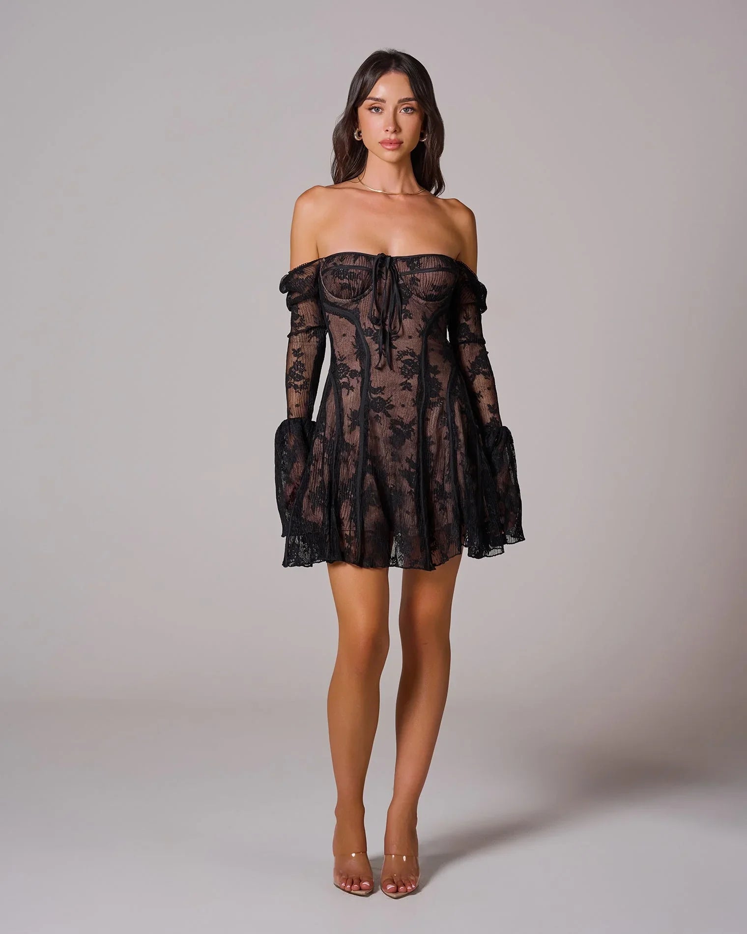 Amaya – The Romantic Lace Illusion Dress