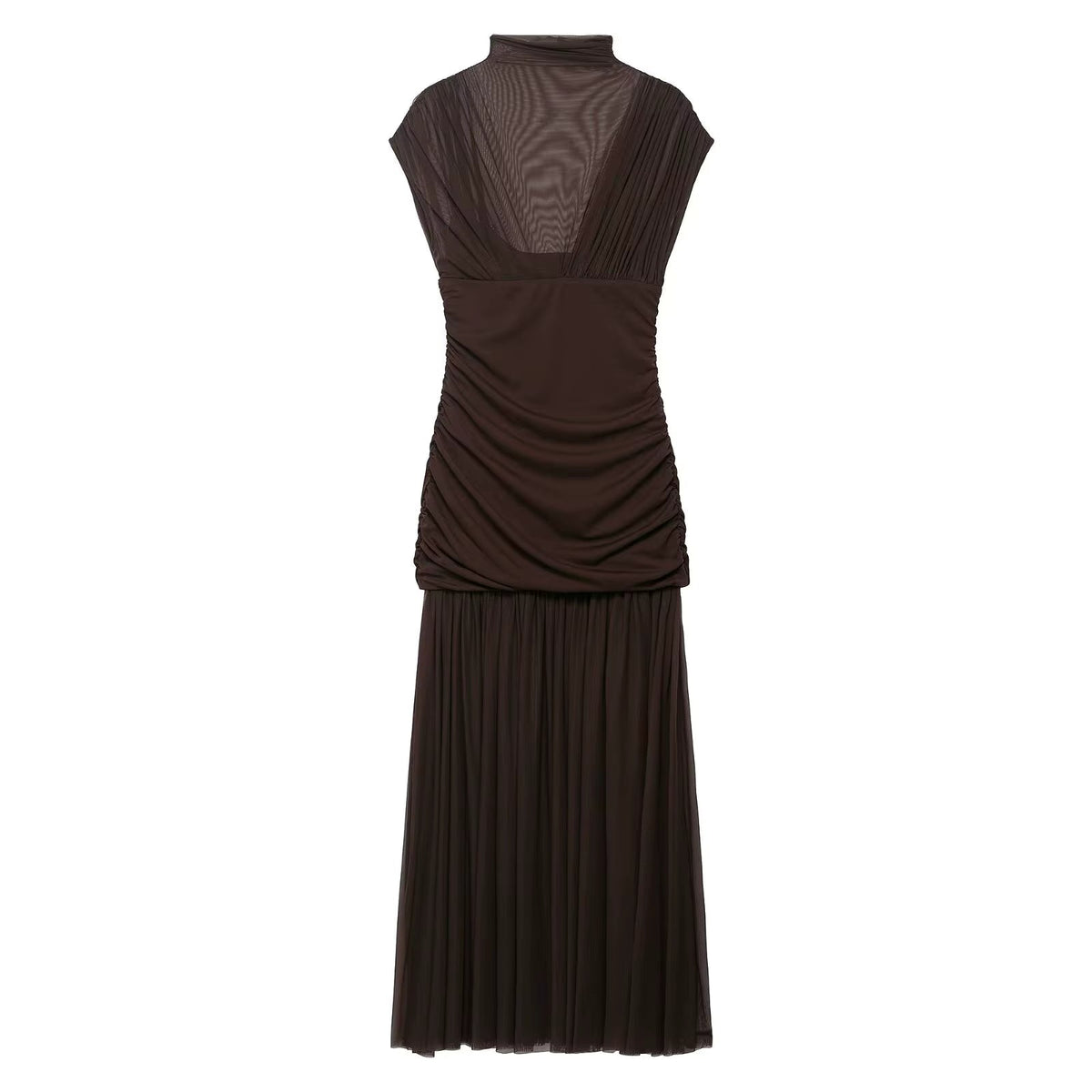 Chocolat – The Chic Espresso Drape Dress