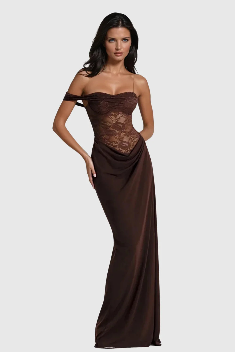 Clotilde – The Midnight Rose Gown