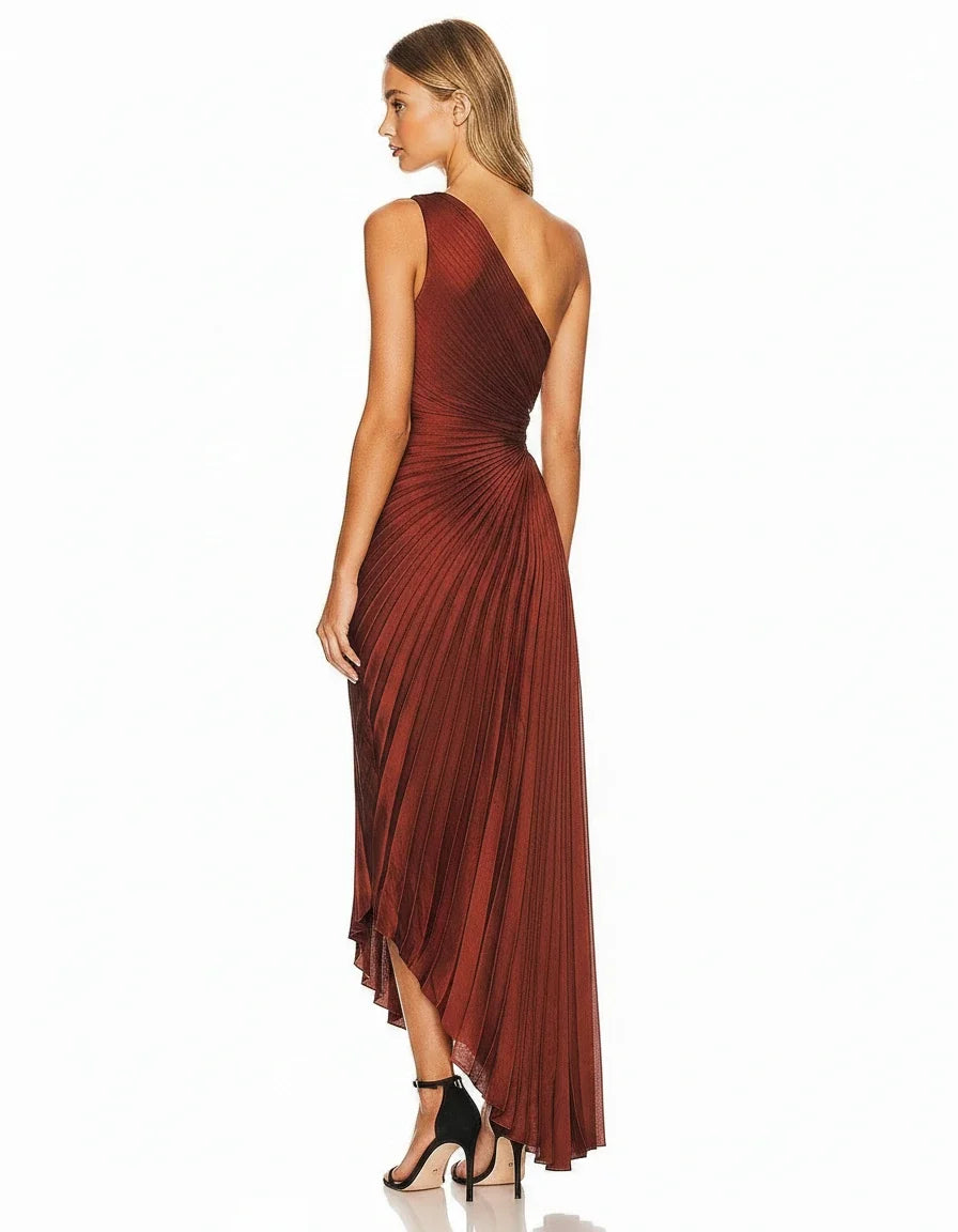 Cassandre — The Sculpted Pleat Gown