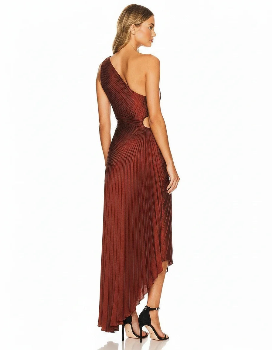 Cassandre — The Sculpted Pleat Gown