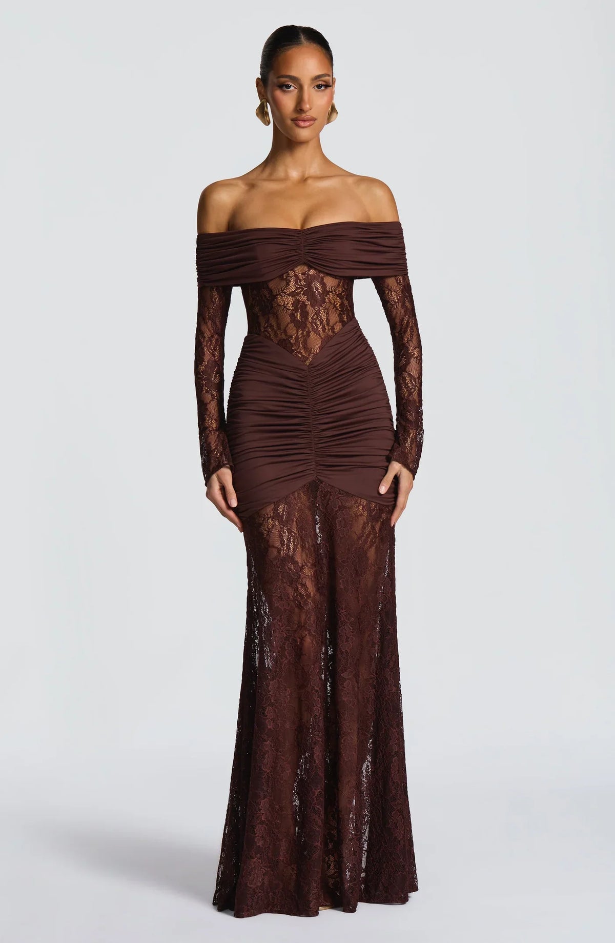 Gracieuse – The Allure Lace Hourglass Gown
