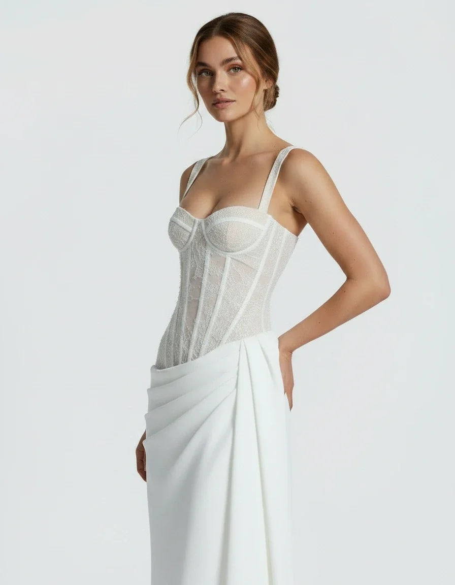 Héloïse — The Lace Corset Maxi Gown