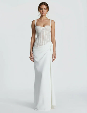 Héloïse — The Lace Corset Maxi Gown