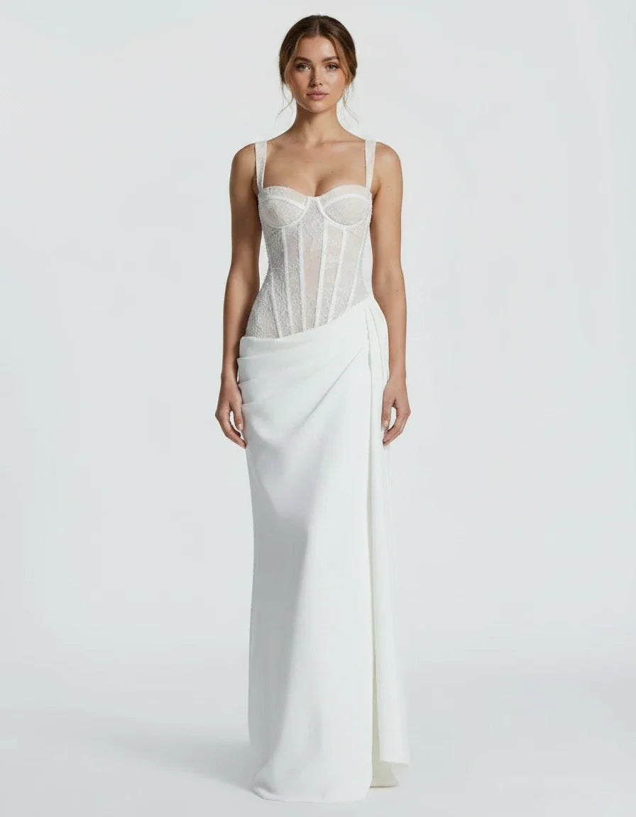 Héloïse — The Lace Corset Maxi Gown