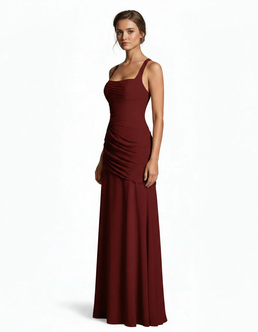 Margot — The Draped Satin Gown