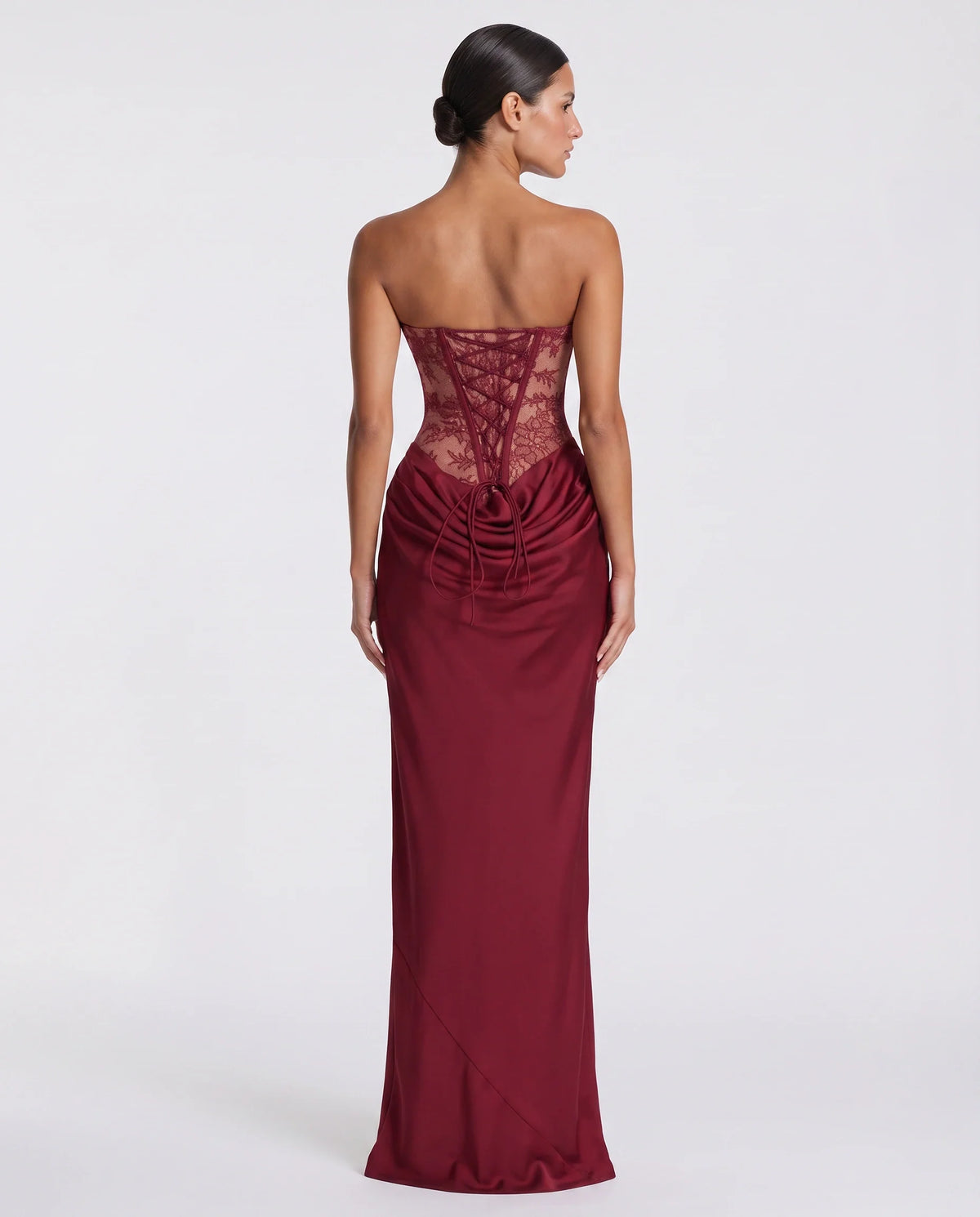 Solvaine — The Lace Corset Maxi Gown