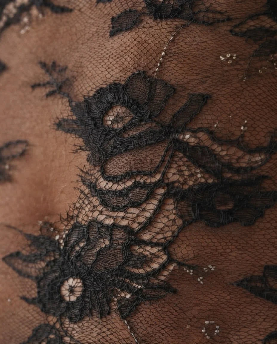 Carmen — The Sheer Lace Maxi Dress