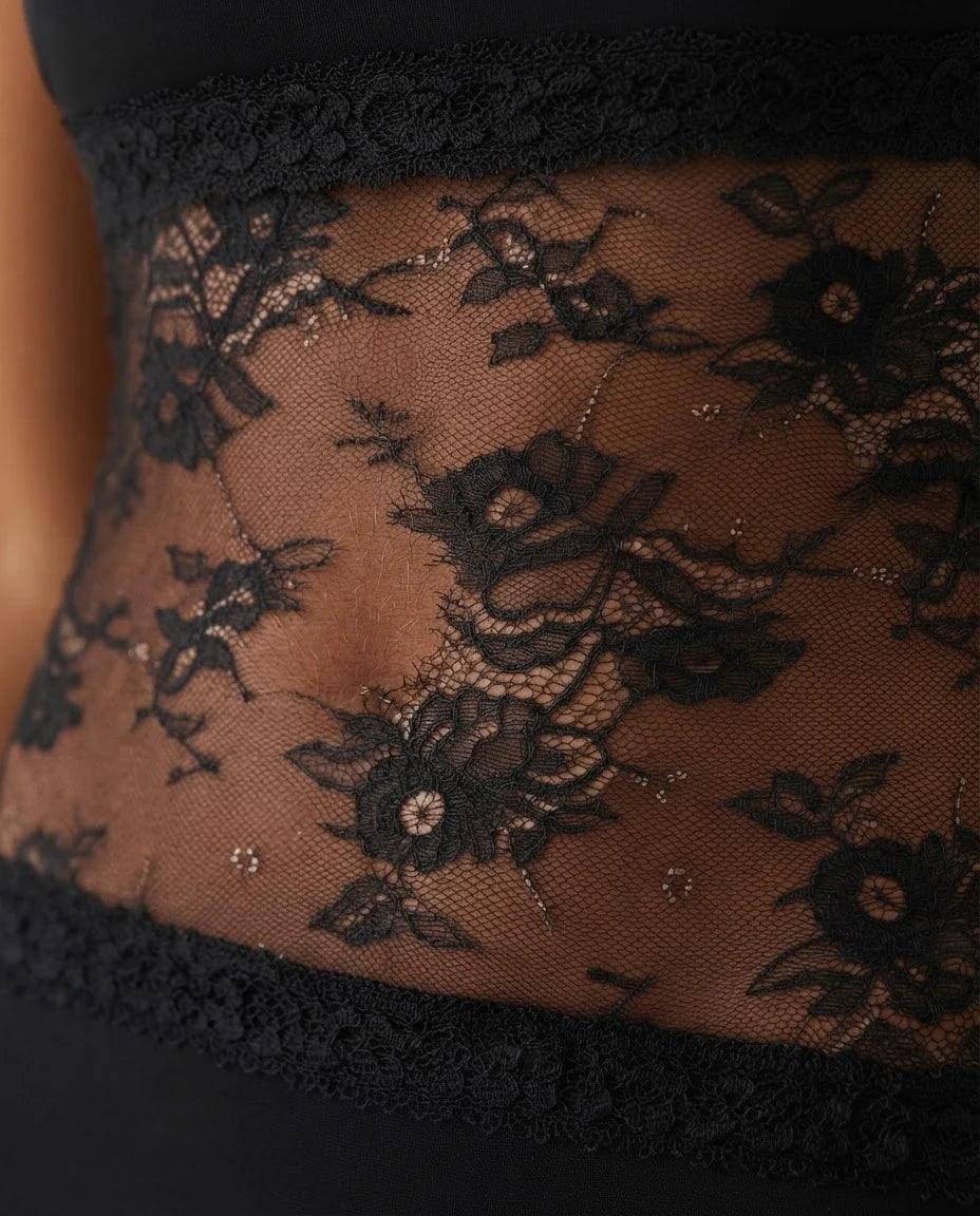 Carmen — The Sheer Lace Maxi Dress