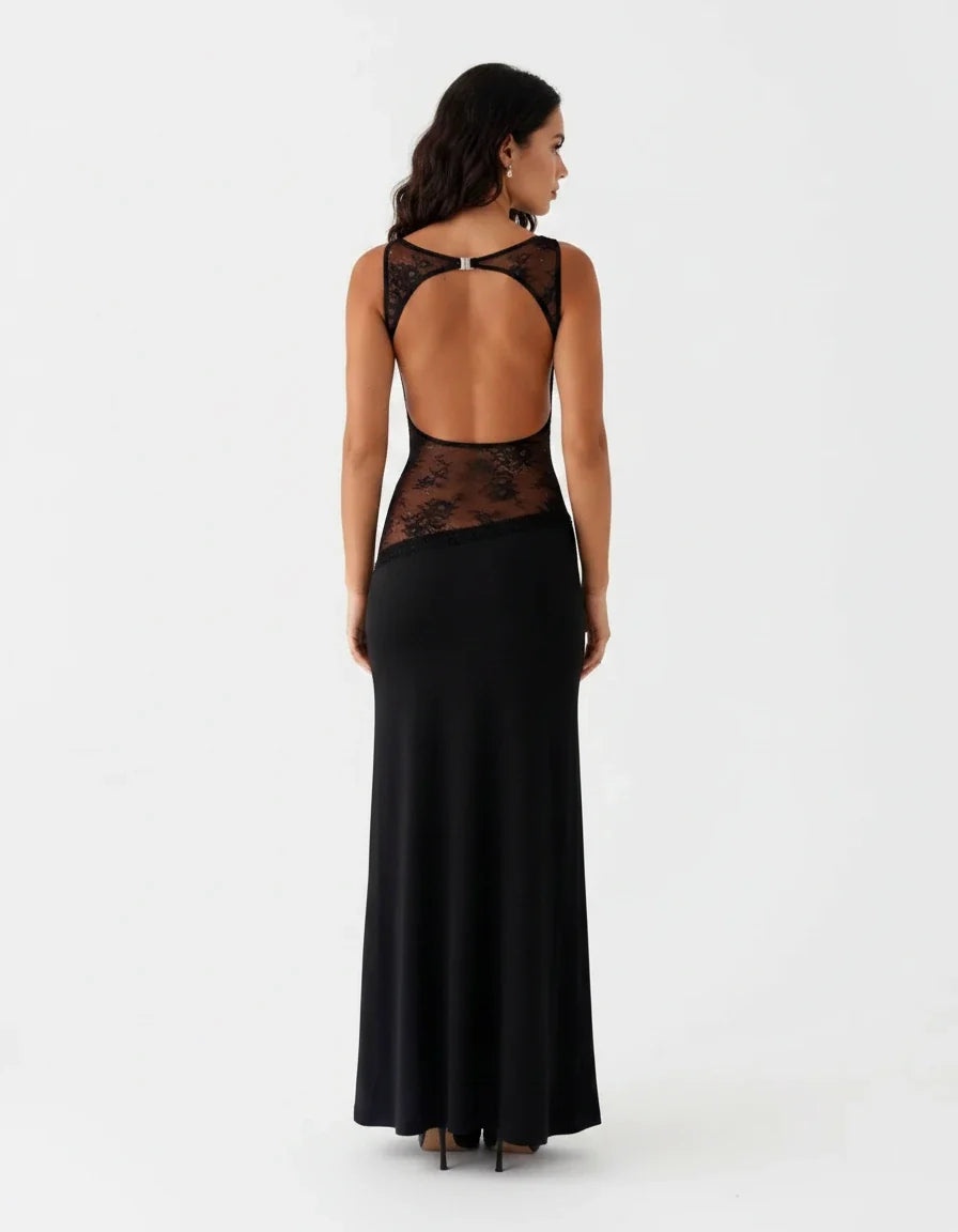 Carmen — The Sheer Lace Maxi Dress