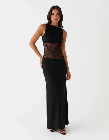 Carmen — The Sheer Lace Maxi Dress
