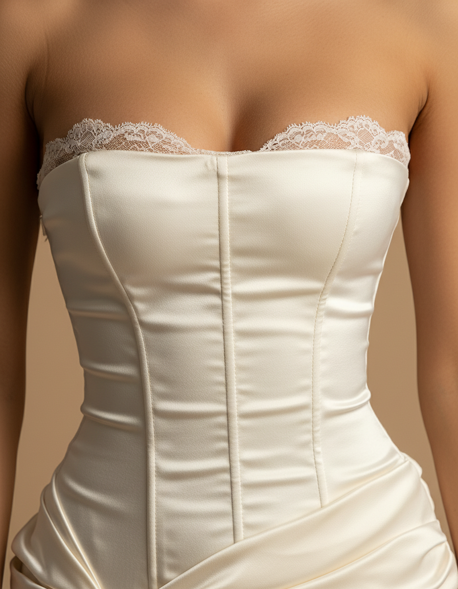 Emily – The Corset Glow Dress for Chilly Evenings