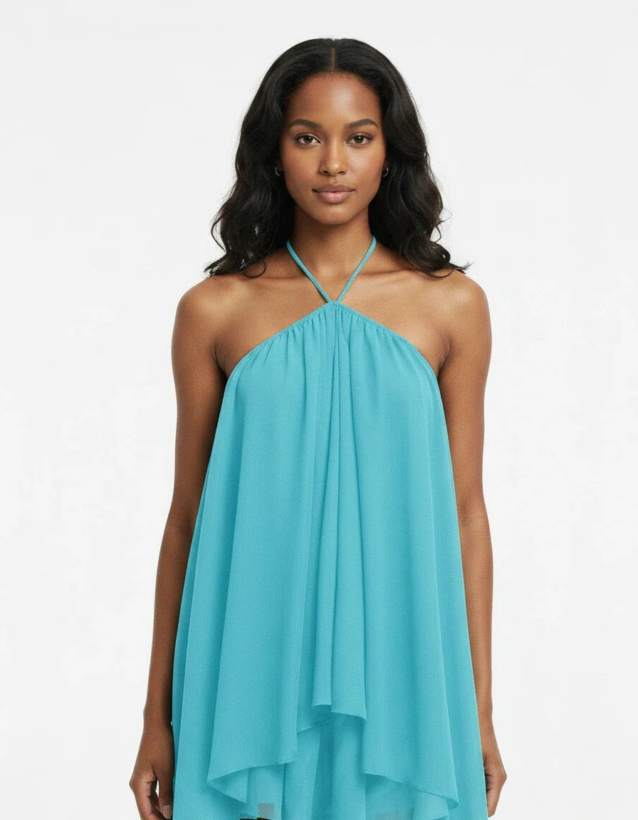 Alizée — The Airy Ruffle Mini Dress