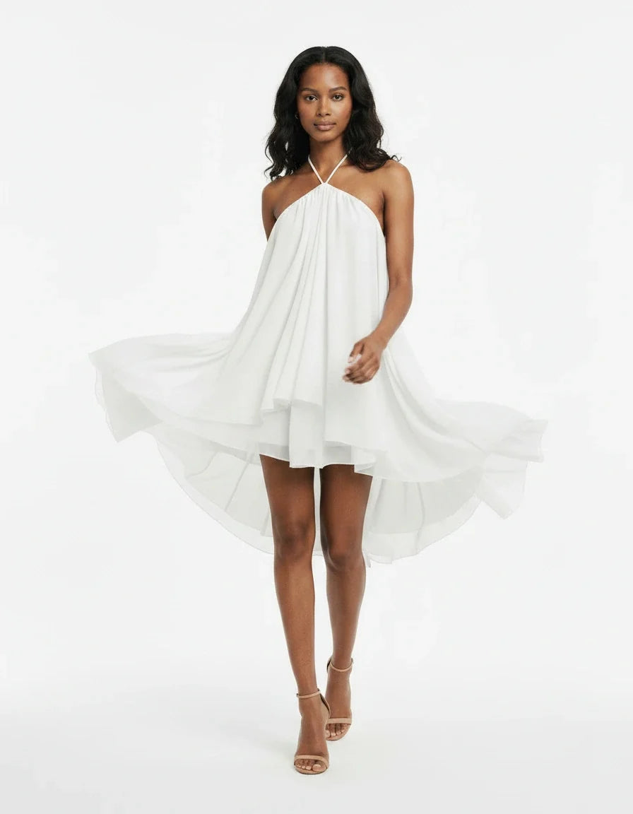 Alizée — The Airy Ruffle Mini Dress