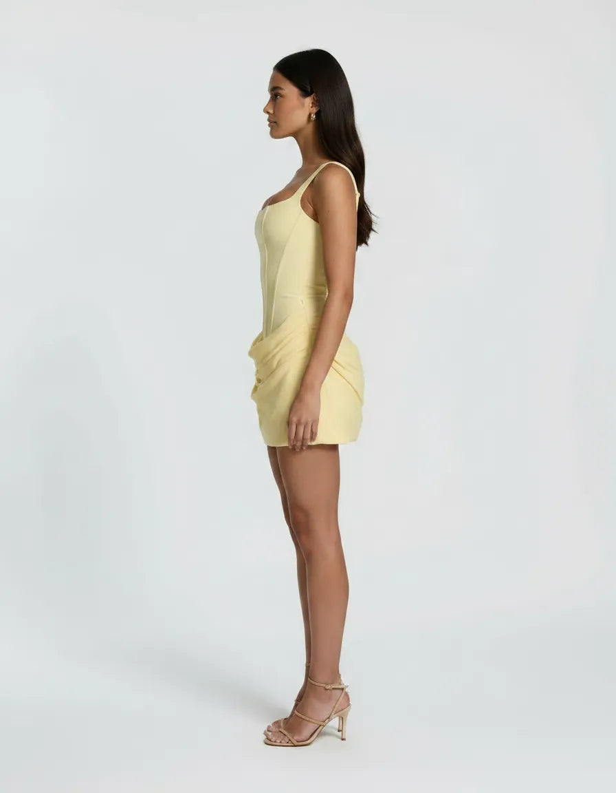 Mira – The Sculpted Mini Muse Dress